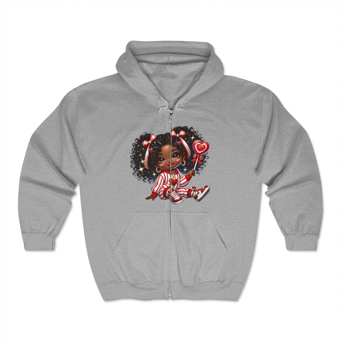 Valentines Unisex Heavy Blend™ Full Zip Hooded Sweatshirt