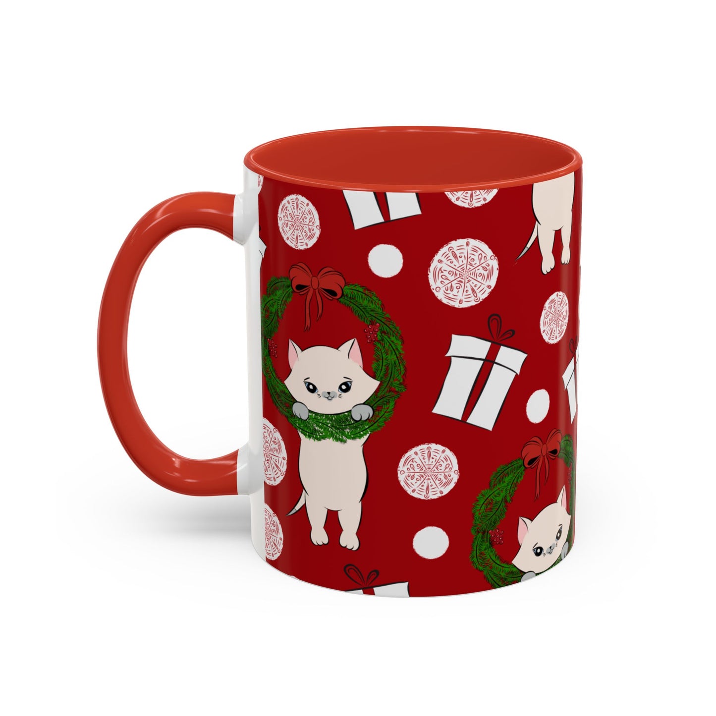 Christmas Accent Coffee Mug (11, 15oz)