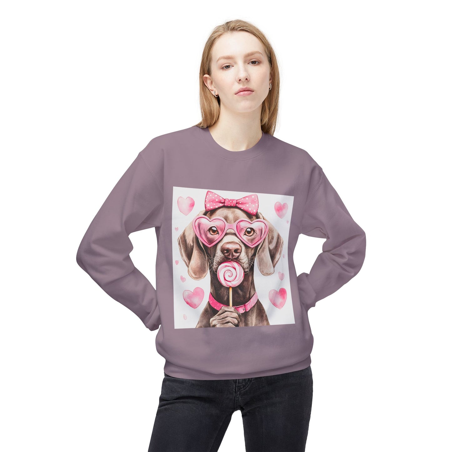 Valentines Unisex Midweight Softstyle Fleece Crewneck Sweatshirt