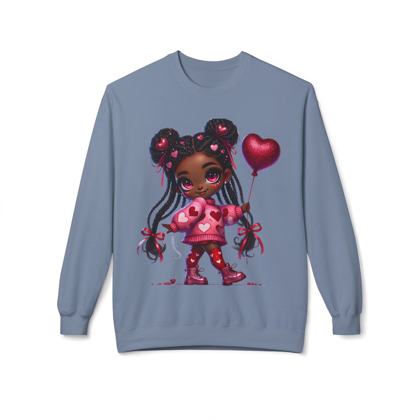 Valentines Unisex Midweight Softstyle Fleece Crewneck Sweatshirt