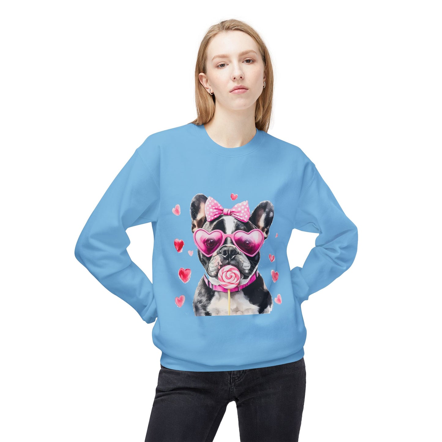 Valentines Unisex Midweight Softstyle Fleece Crewneck Sweatshirt