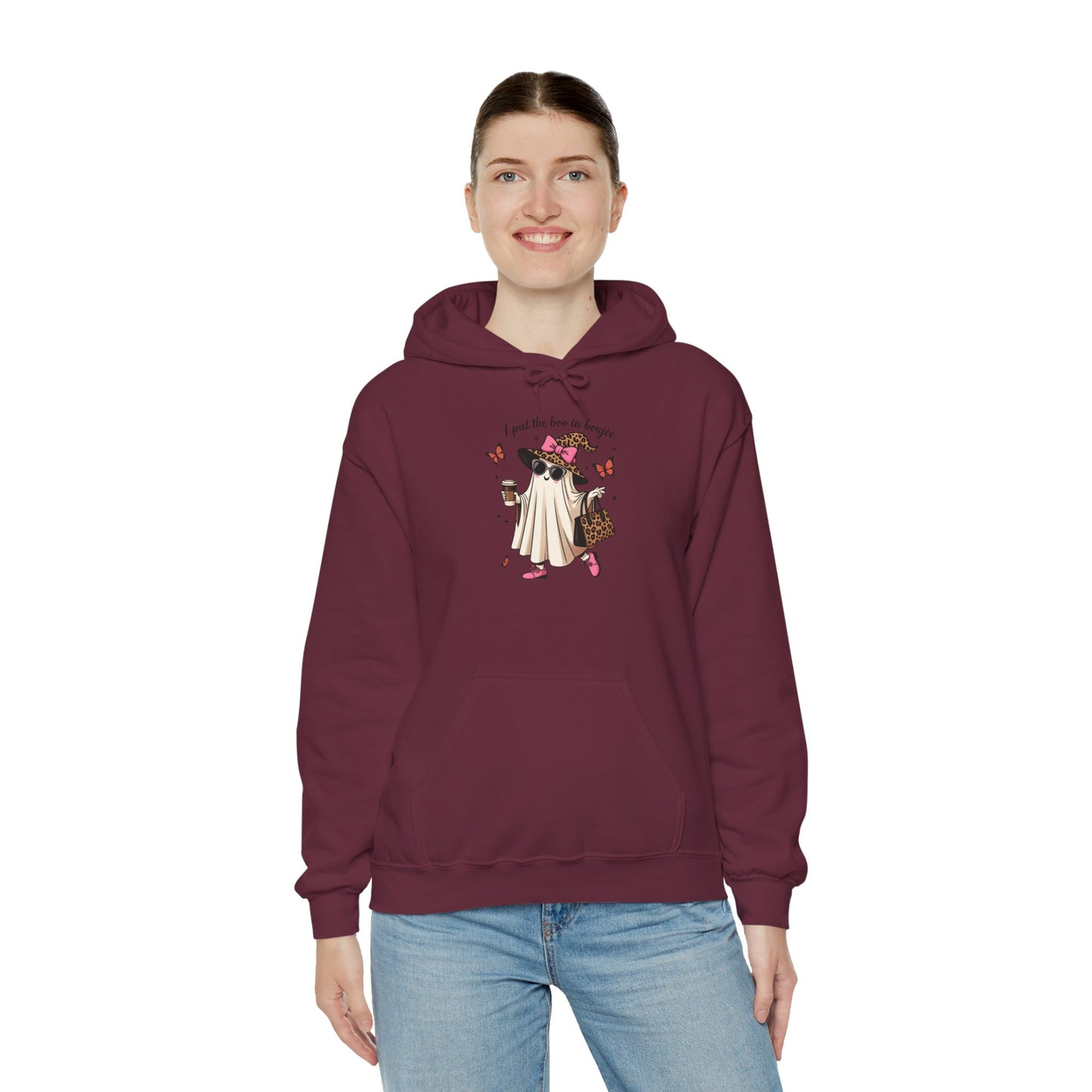 Fashionable Fun Hoodie with Butterfly Print – Perfect for Casual Wear, Gifts, Spring Outfits, Art Lovers, Cozy Days
