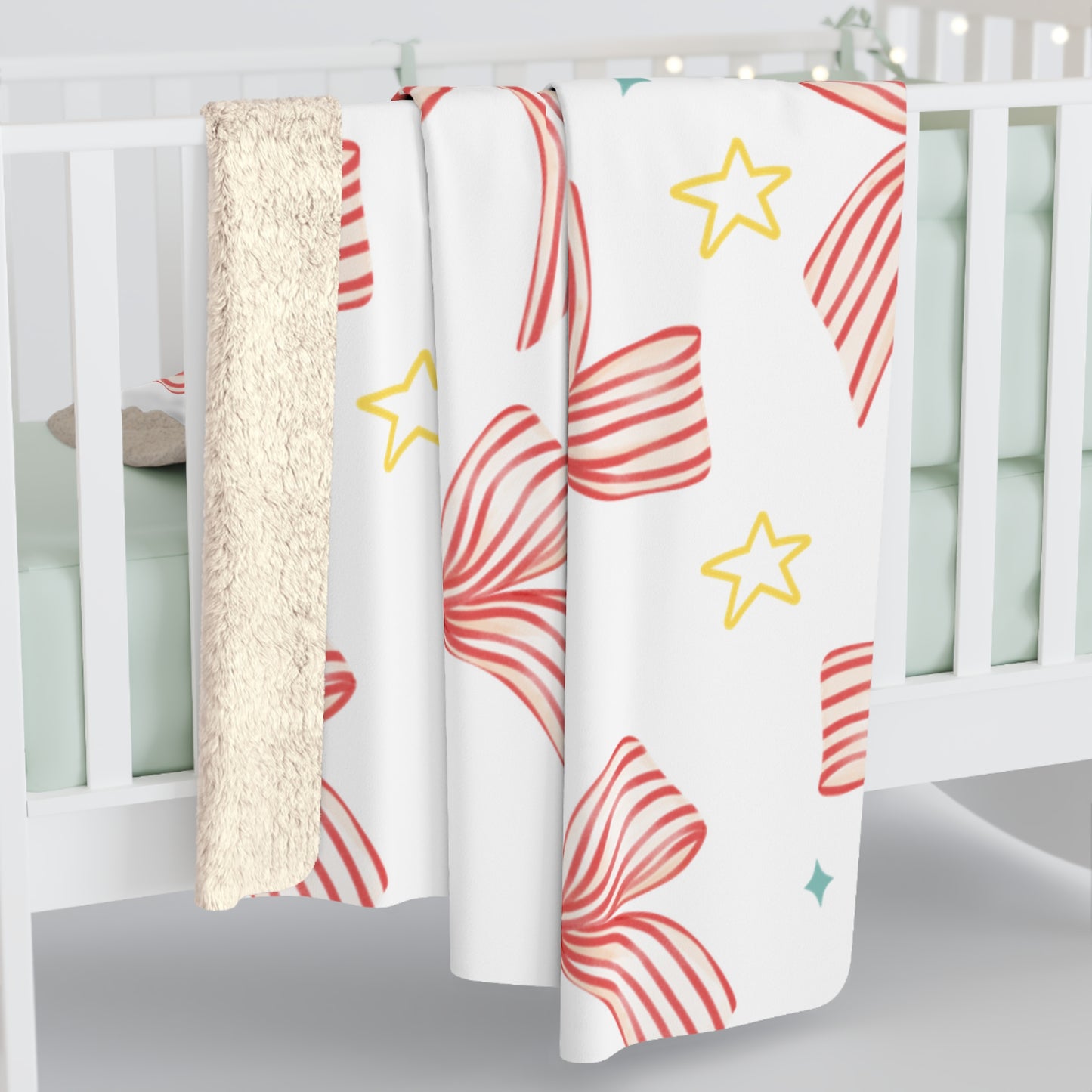 Christmas Bow Blanket