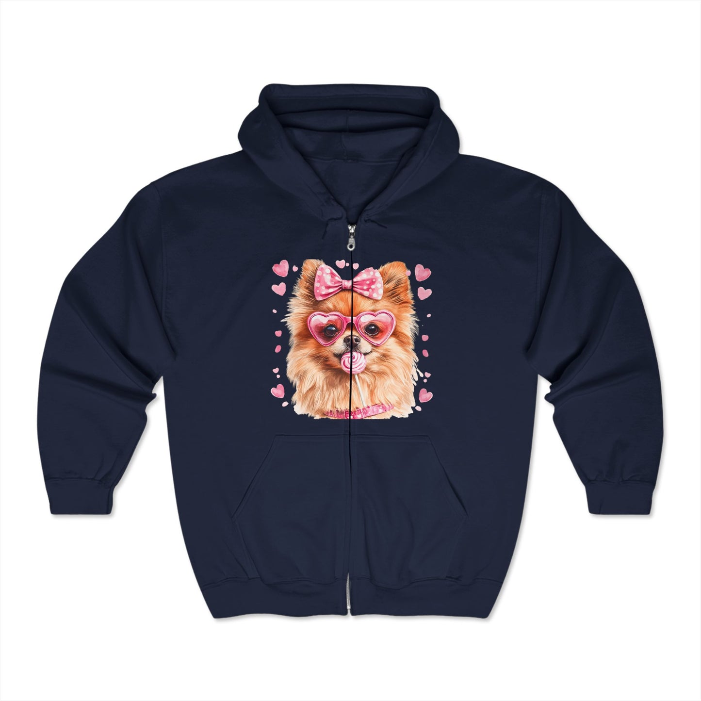 Valentines Unisex Heavy Blend™ Full Zip Hooded Sweatshirt