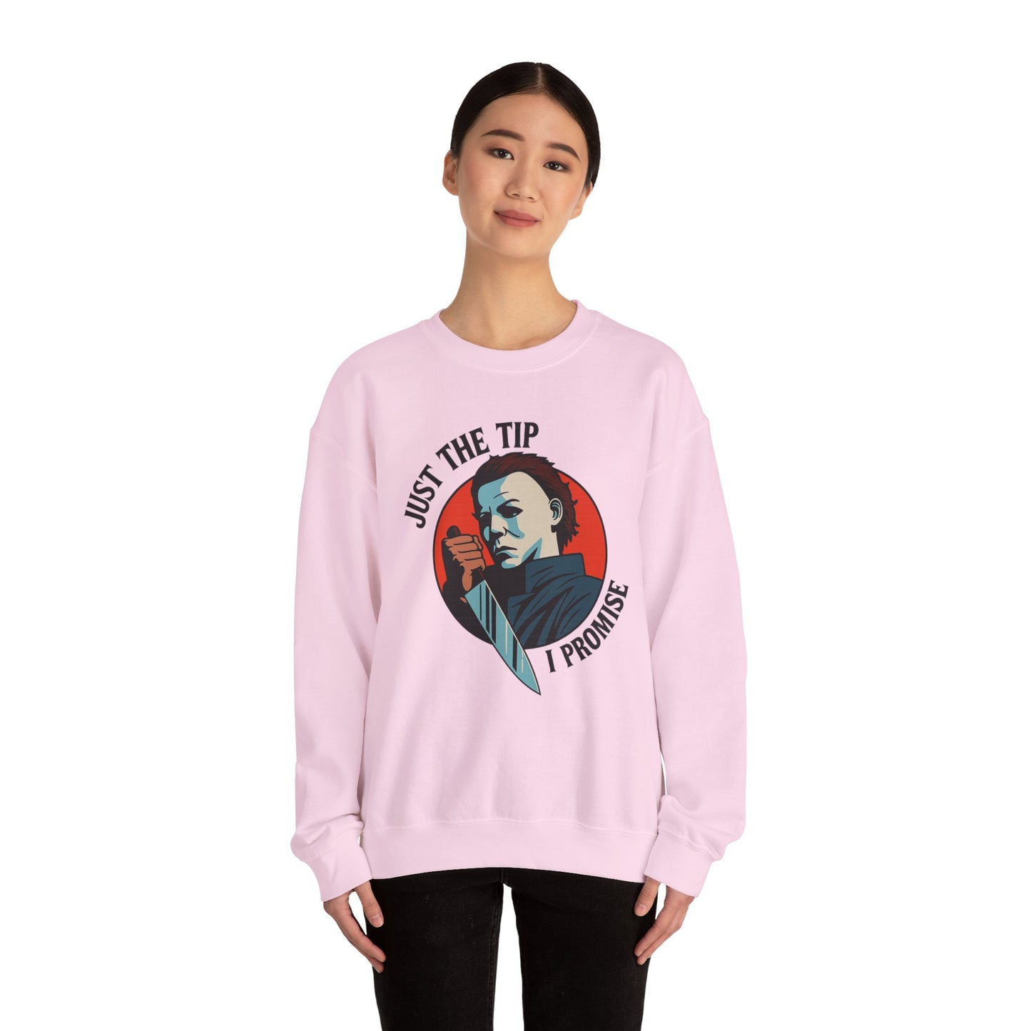 Spooky Humor Crewneck Sweatshirt | Funny Fall Fashion, Halloween Gift, Cozy Sweatshirt, Unisex Apparel, Casual Wear