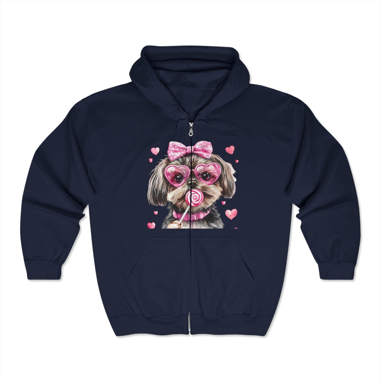 Valentines Unisex Heavy Blend™ Full Zip Hooded Sweatshirt