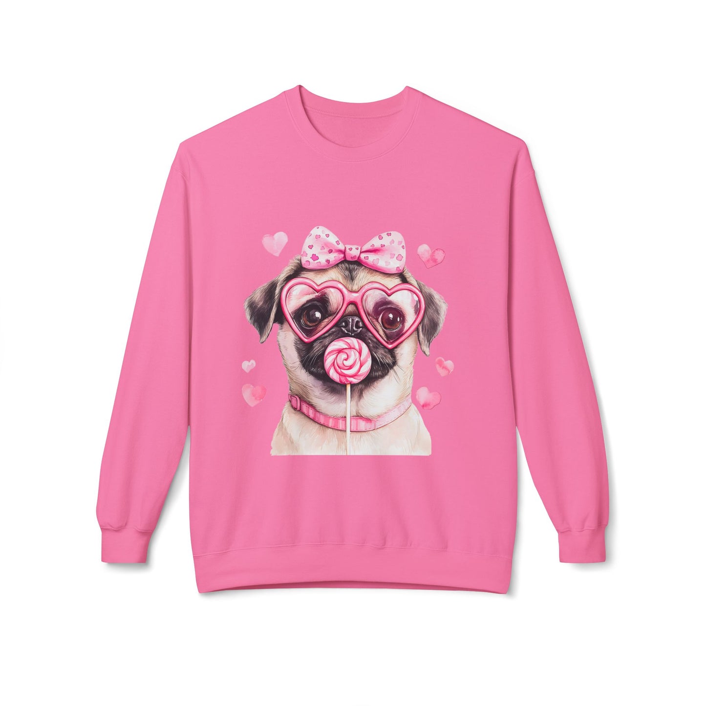 Valentines Unisex Midweight Softstyle Fleece Crewneck Sweatshirt