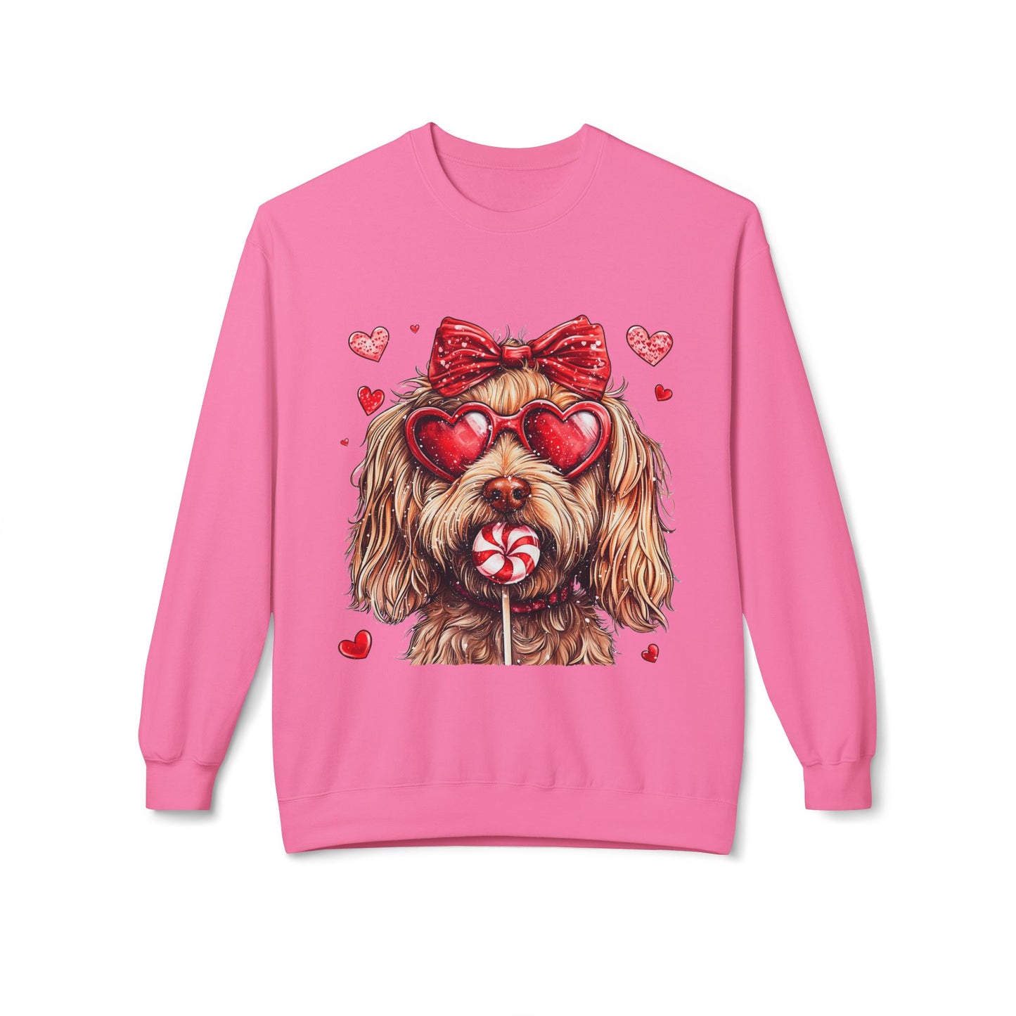 Valentines Unisex Midweight Softstyle Fleece Crewneck Sweatshirt