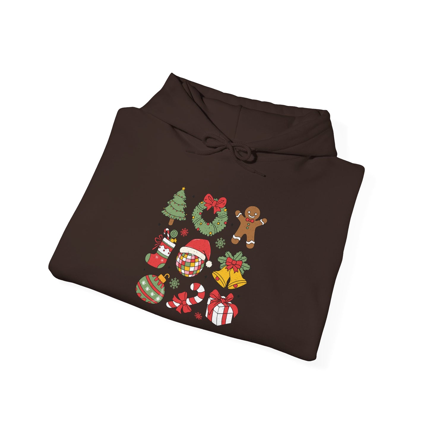 Festive Holiday Hoodie, Cozy Sweatshirt for Christmas, Unisex Holiday Apparel, Winter Gift Idea, Cute Sweatshirt with Holiday Designs