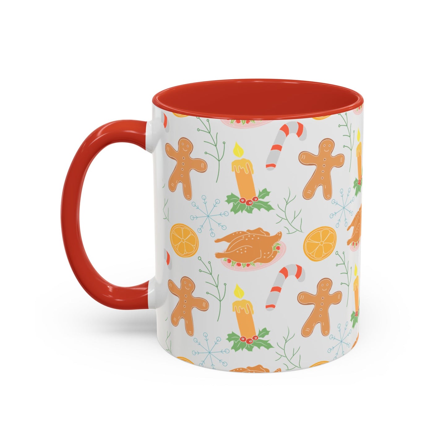 Christmas Accent Coffee Mug (11, 15oz)