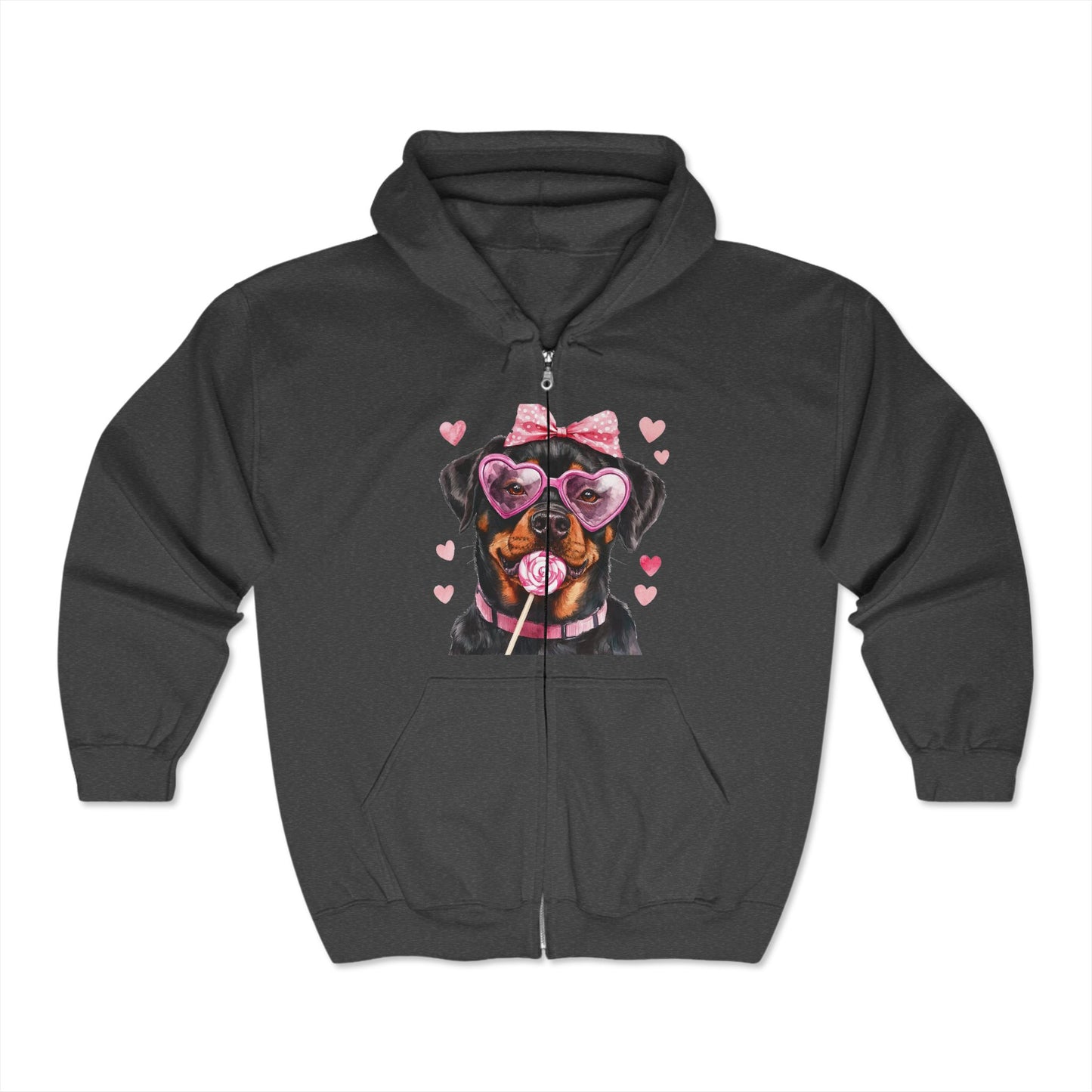Valentines Unisex Heavy Blend™ Full Zip Hooded Sweatshirt
