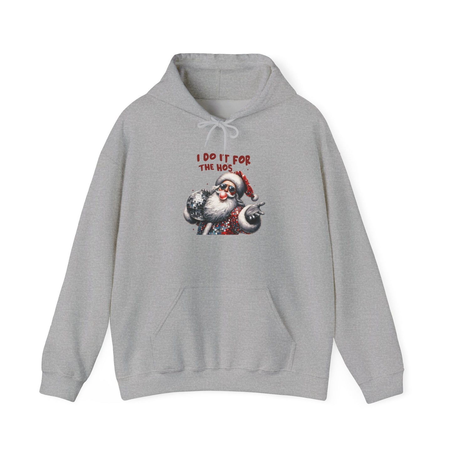 Santa Hoodie - I Do It For The 90s, Christmas Sweatshirt, Unisex Holiday Apparel, Vintage Style Gift, Cozy Winter Wear