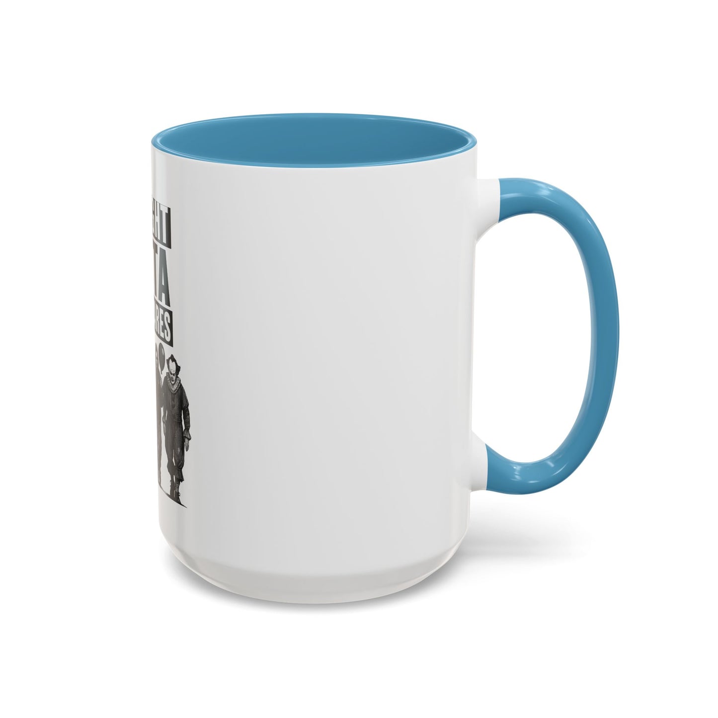Straight Outta Nightmares Accent Coffee Mug | Spooky Mug, Horror Coffee Cup, Unique Gift for Halloween, Funware, Collectible Tea Mug