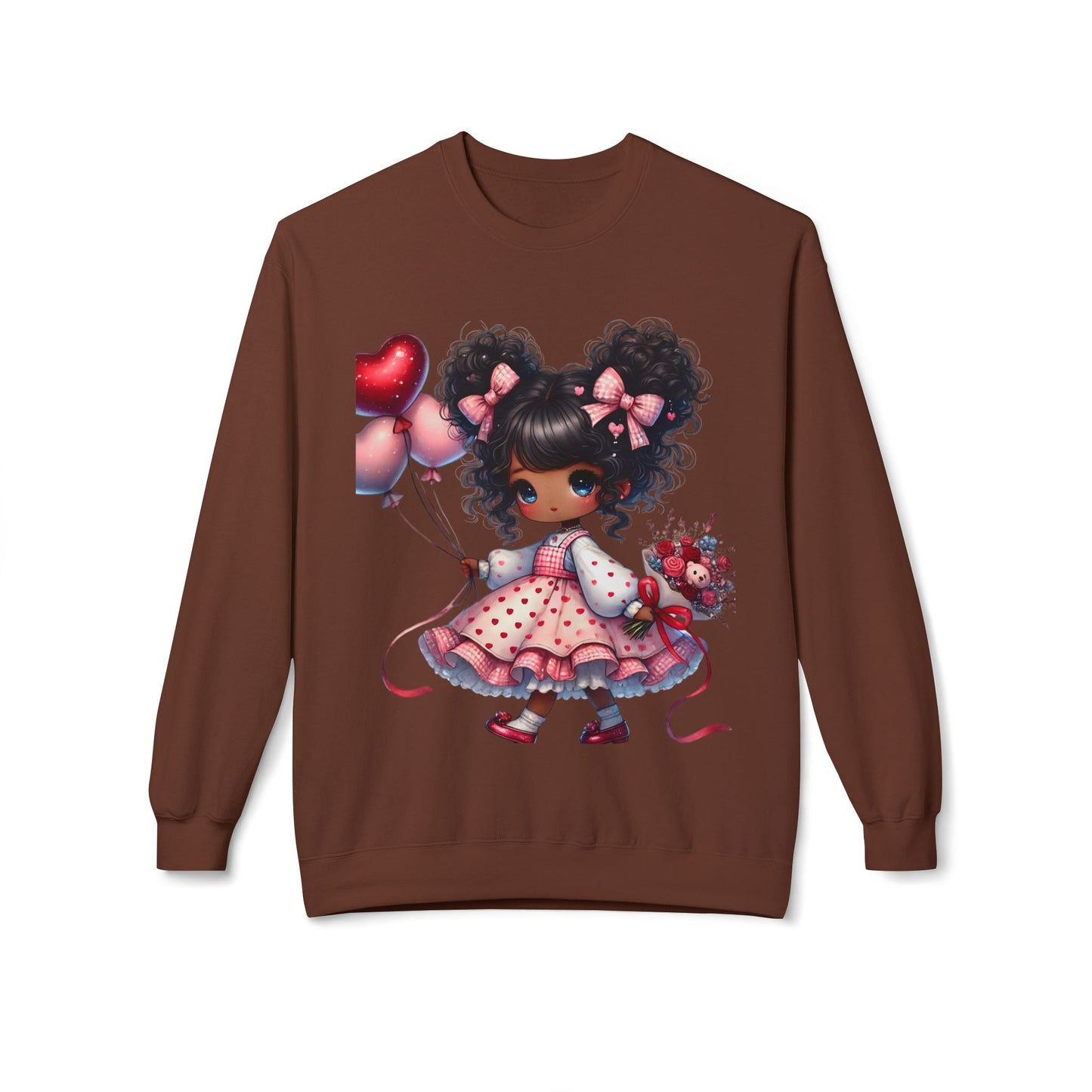 Valentines Unisex Midweight Softstyle Fleece Crewneck Sweatshirt