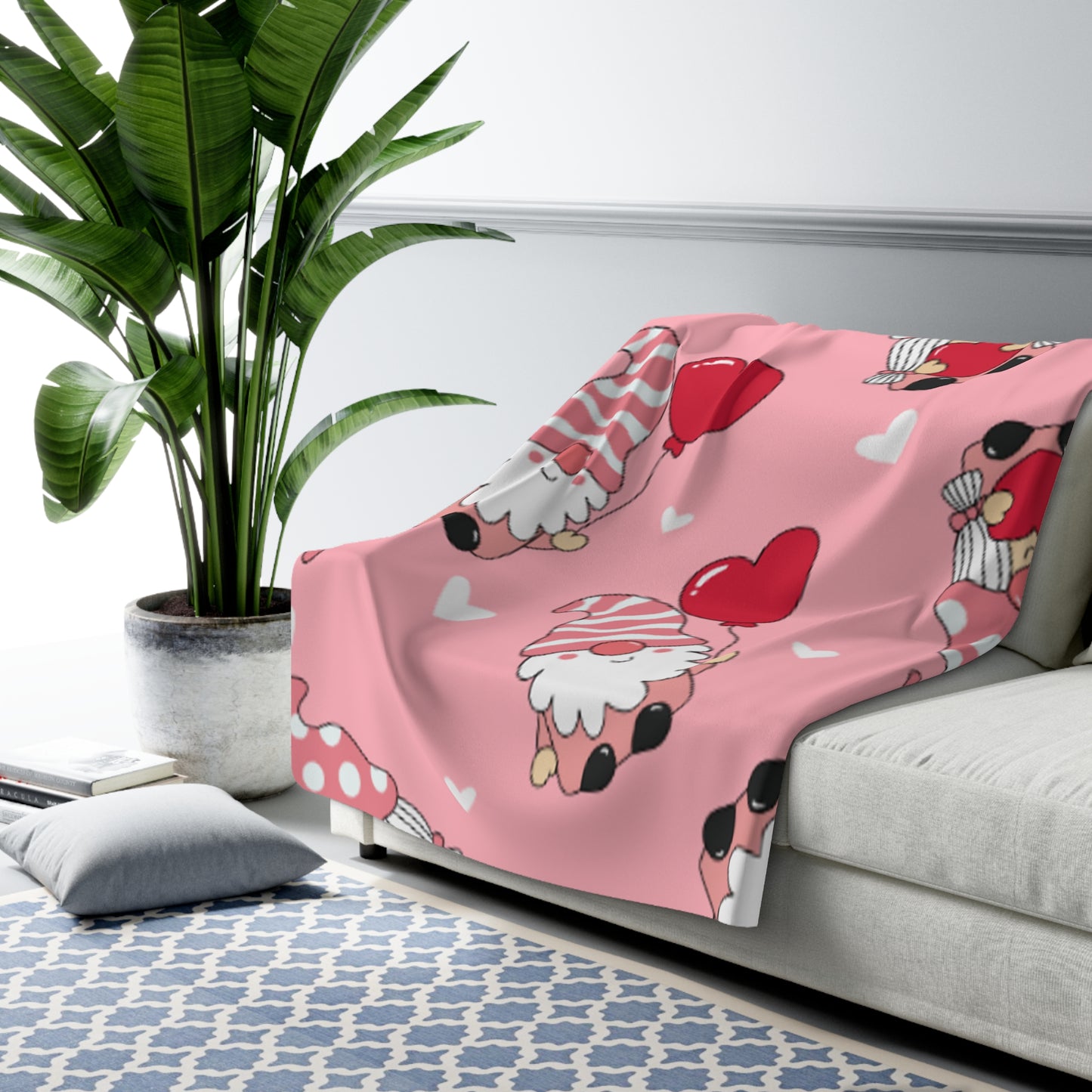 Valentines Sherpa Fleece Blanket