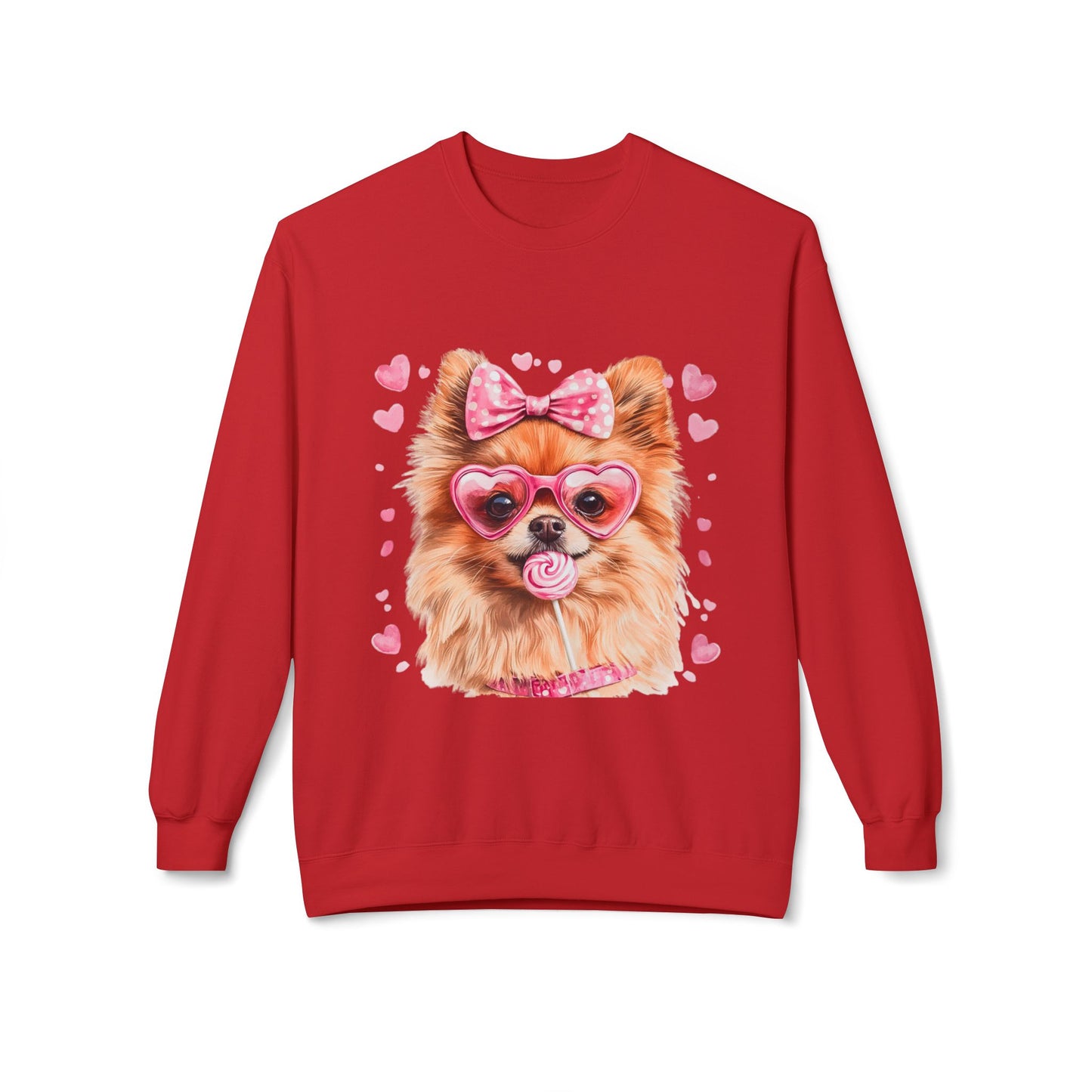 Valentines Unisex Midweight Softstyle Fleece Crewneck Sweatshirt