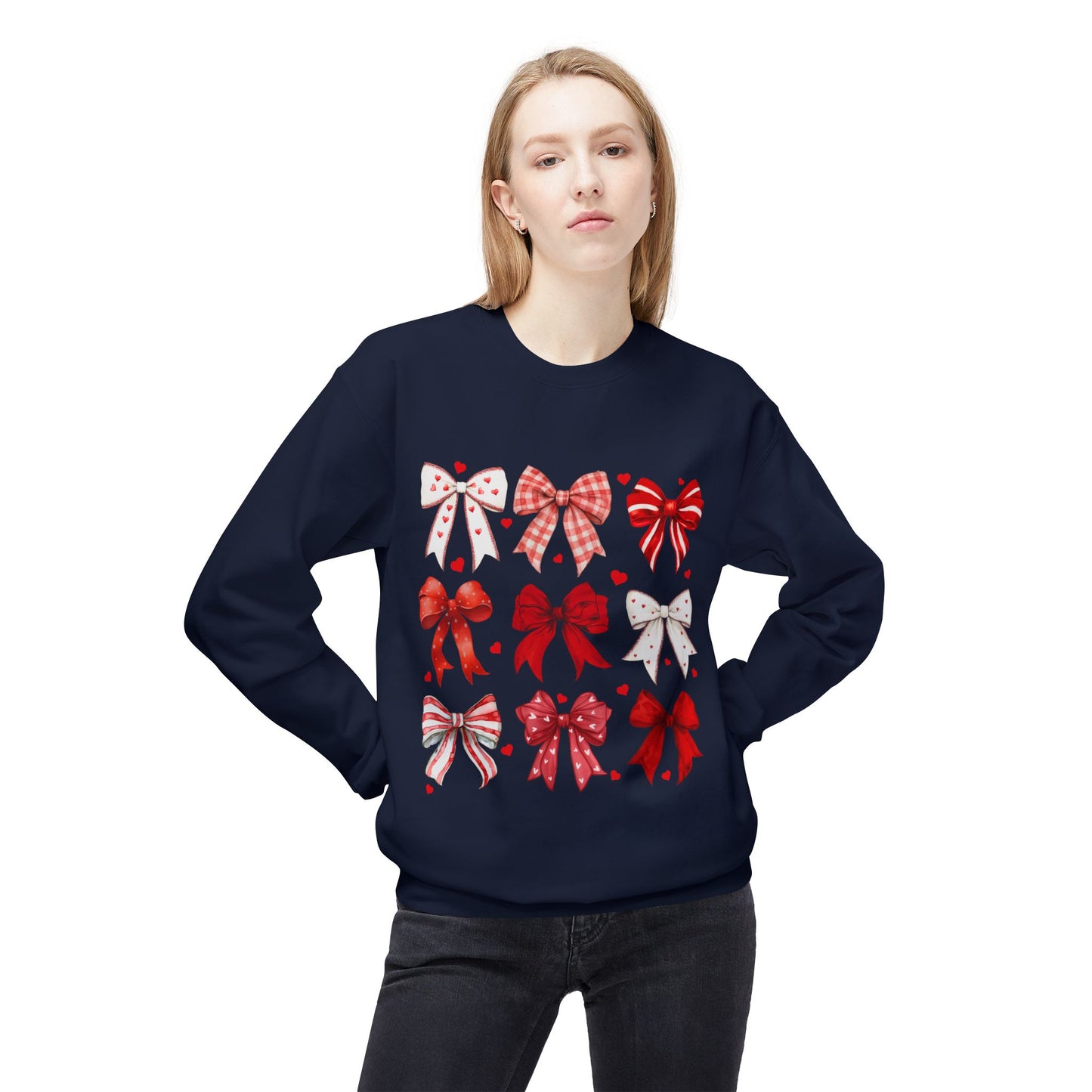 Valentines Unisex Midweight Softstyle Fleece Crewneck Sweatshirt