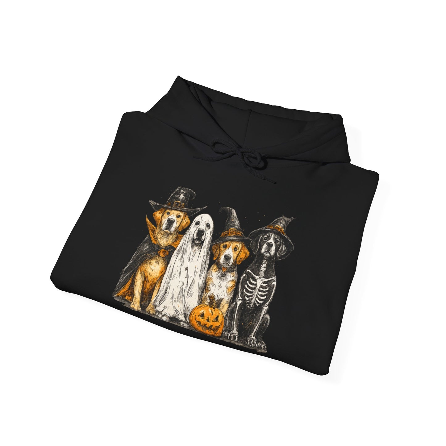 Halloween Pet Lover Hoodie, Unisex Hoodie, Cute Dog Hoodie, Cozy Halloween Apparel, Animal Lover Gift