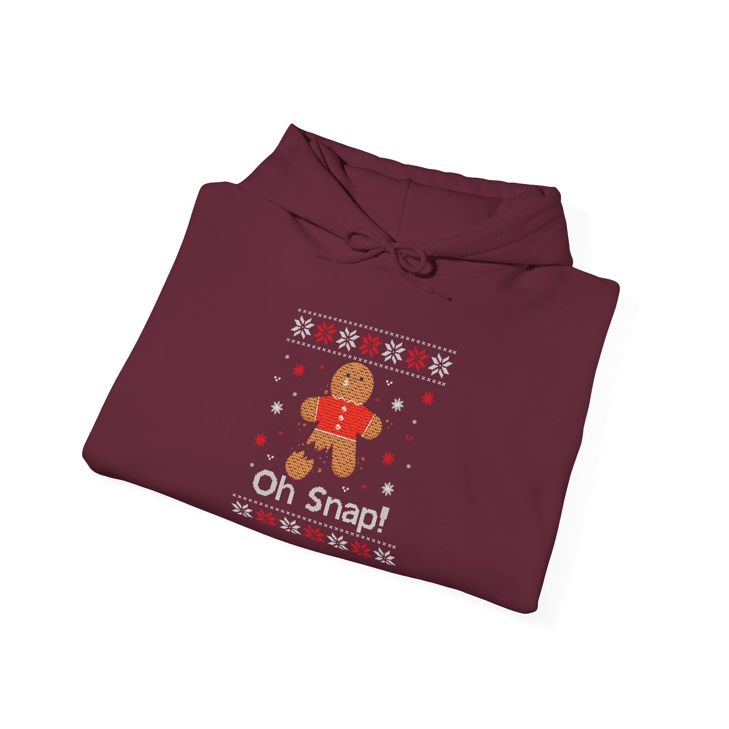 Funny Gingerbread Man Hoodie, Cozy Holiday Hoodie, Christmas Gift, Comfortable Winter Wear, Unisex Seasonal Apparel