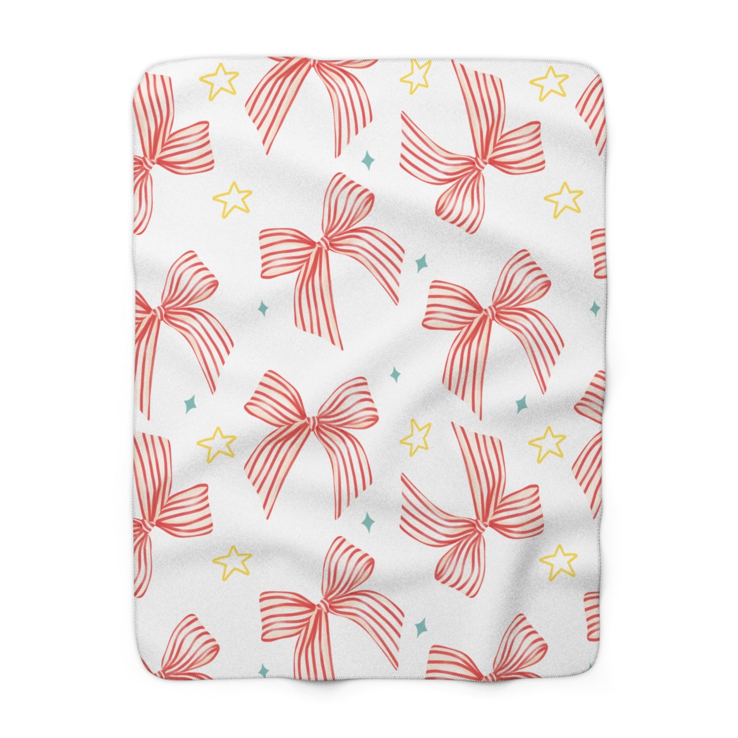 Christmas Bow Blanket