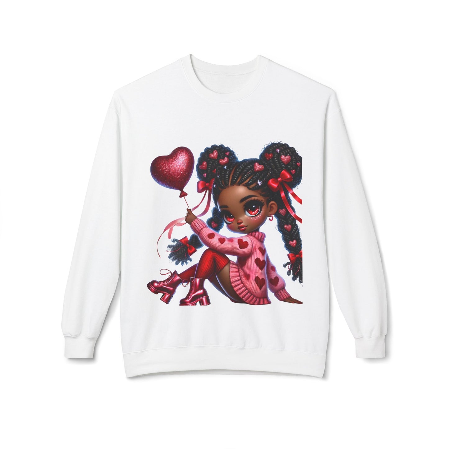 Valentines Unisex Midweight Softstyle Fleece Crewneck Sweatshirt