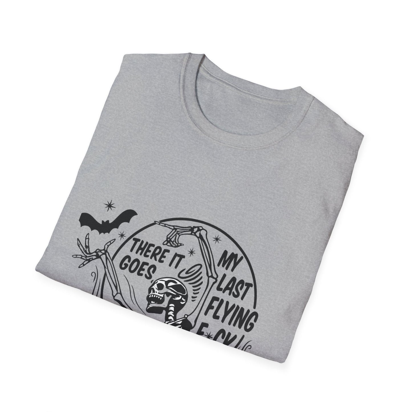 Funny Graphic Tee, There It Goes My Last Flying F*ck Shirt, Casual Wear, Gift for Friends, Relaxed Style, Humor Apparel