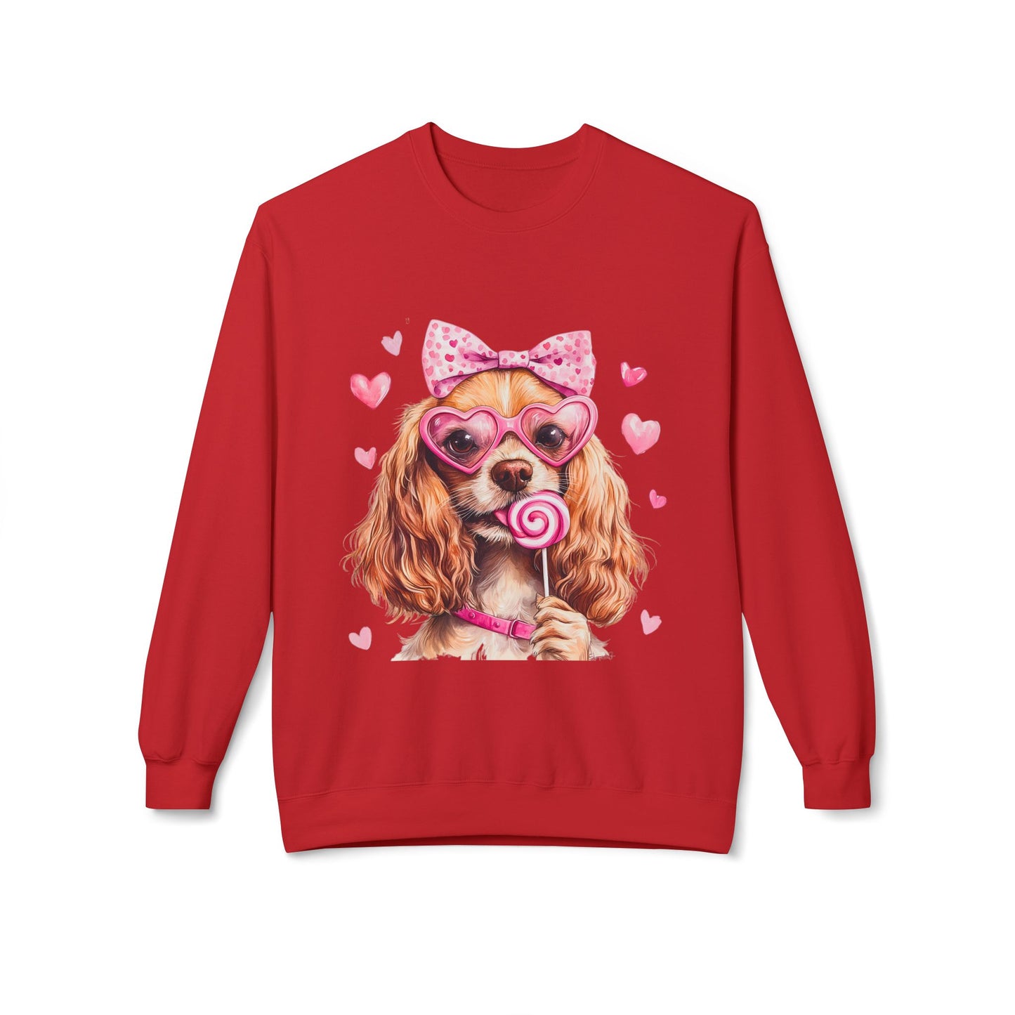 Valentines Unisex Midweight Softstyle Fleece Crewneck Sweatshirt