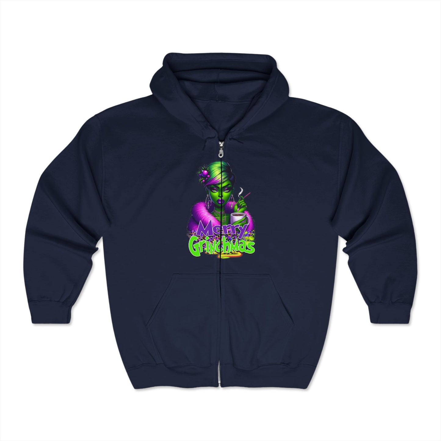 Christmas Unisex Heavy Blend™ Full Zip Hooded Sweatshirt
