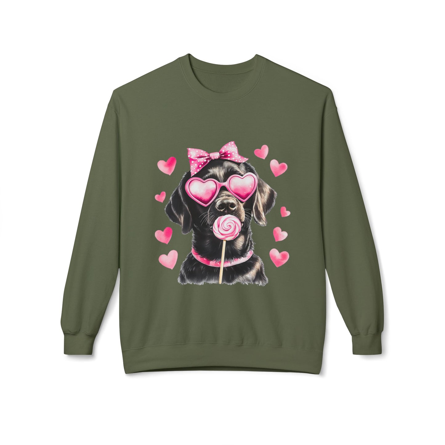 Valentines Unisex Midweight Softstyle Fleece Crewneck Sweatshirt