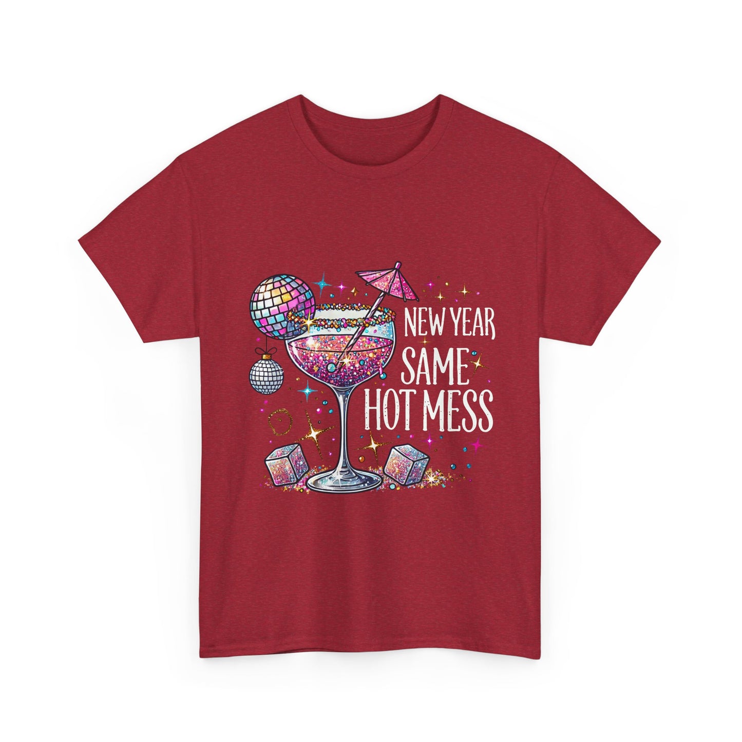 New Year Unisex Heavy Cotton Tee
