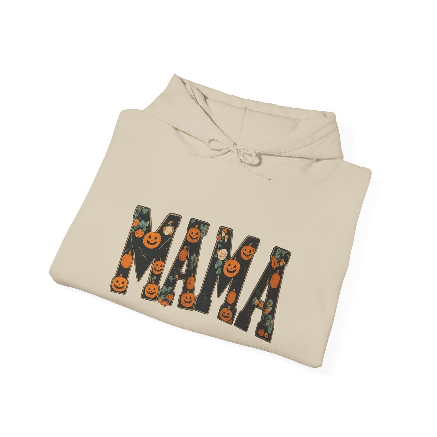 Mama Pumpkin Hooded Hoodie | Cozy Fall Apparel, Perfect for Gift Giving, Halloween, Family Gatherings, Autumn Fashion