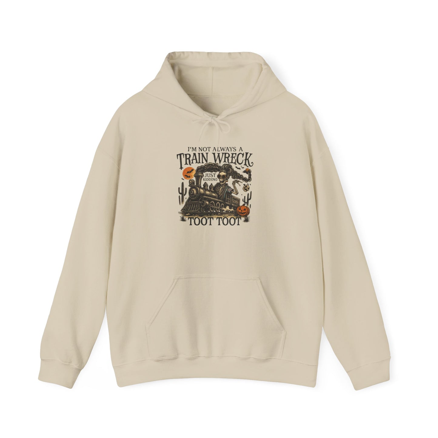 Halloween Train Toot Toot Hoodie, Cozy hoodie , Unisex Pullover, Perfect Fall Gift, Spooky Season Apparel, Halloween Costume Alternative