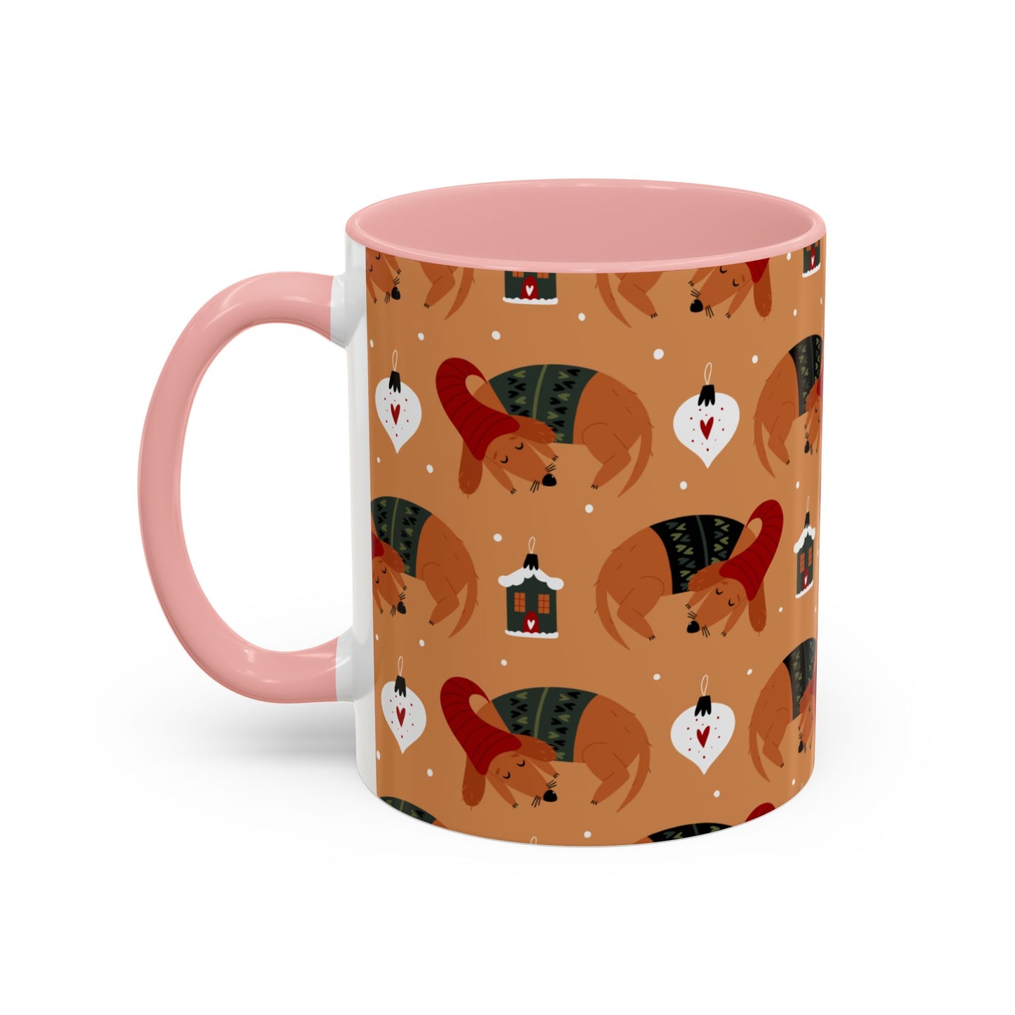 Christmas Accent Coffee Mug (11, 15oz)