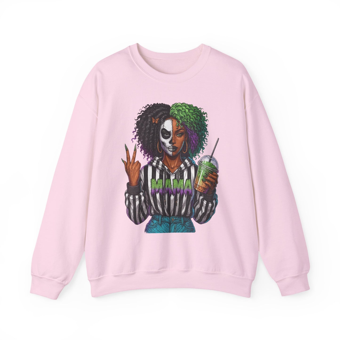 Vibrant Graphic Sweatshirt - Perfect for Creative Souls | Comfy Crewneck | Gift for Moms, Halloween, Trendy Outfits, Streetwear, Art Lovers