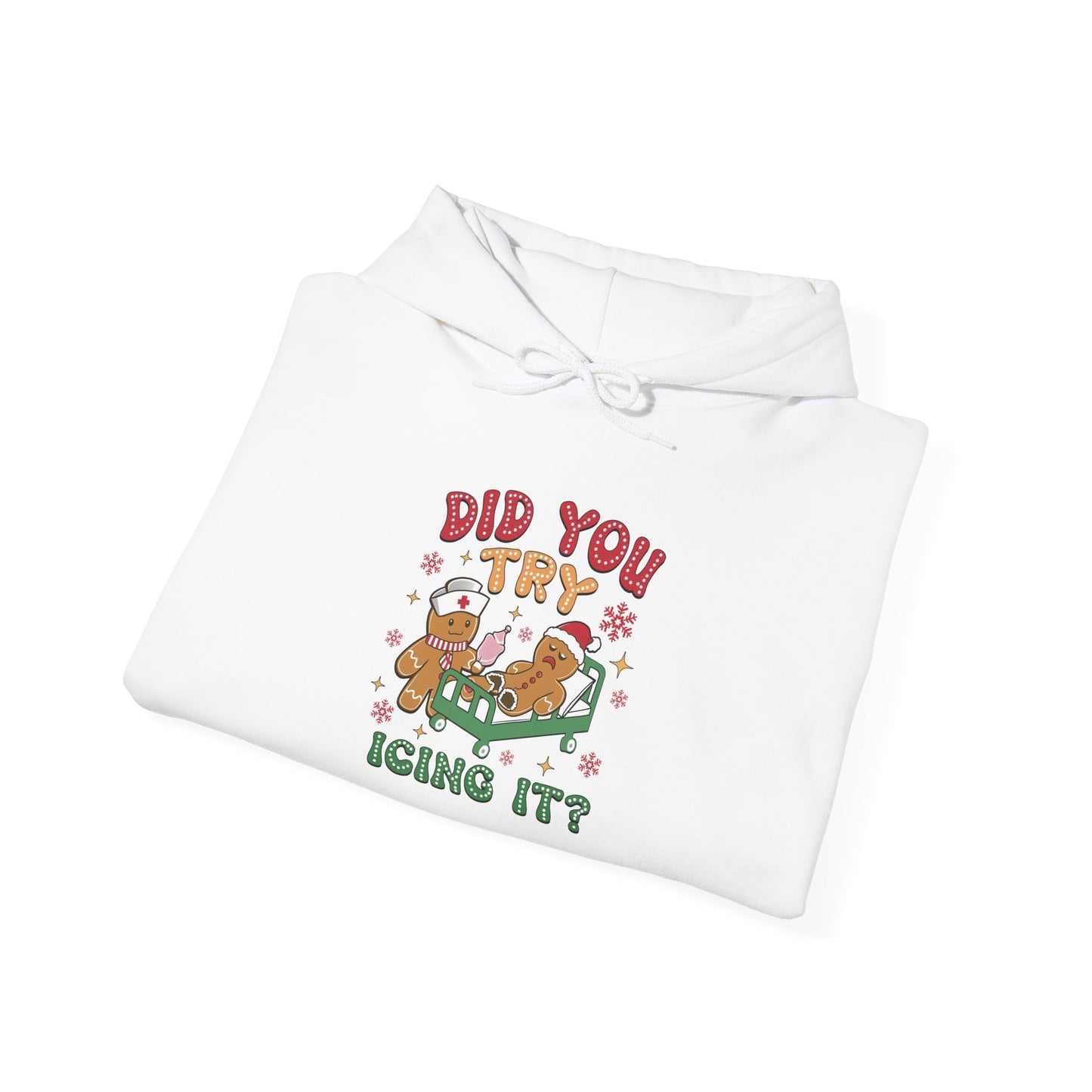Funny Holiday Sweatshirt, Unisex Hoodie, Christmas Gift, Cozy Winter Apparel, Cute Sweatshirt for Friends, Comfortable Lounge Wear