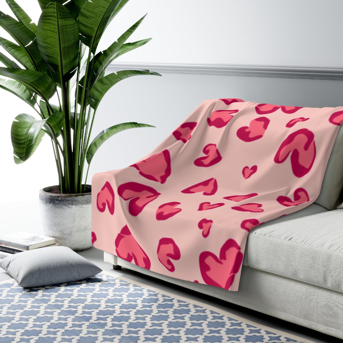 Valentines Sherpa Fleece Blanket