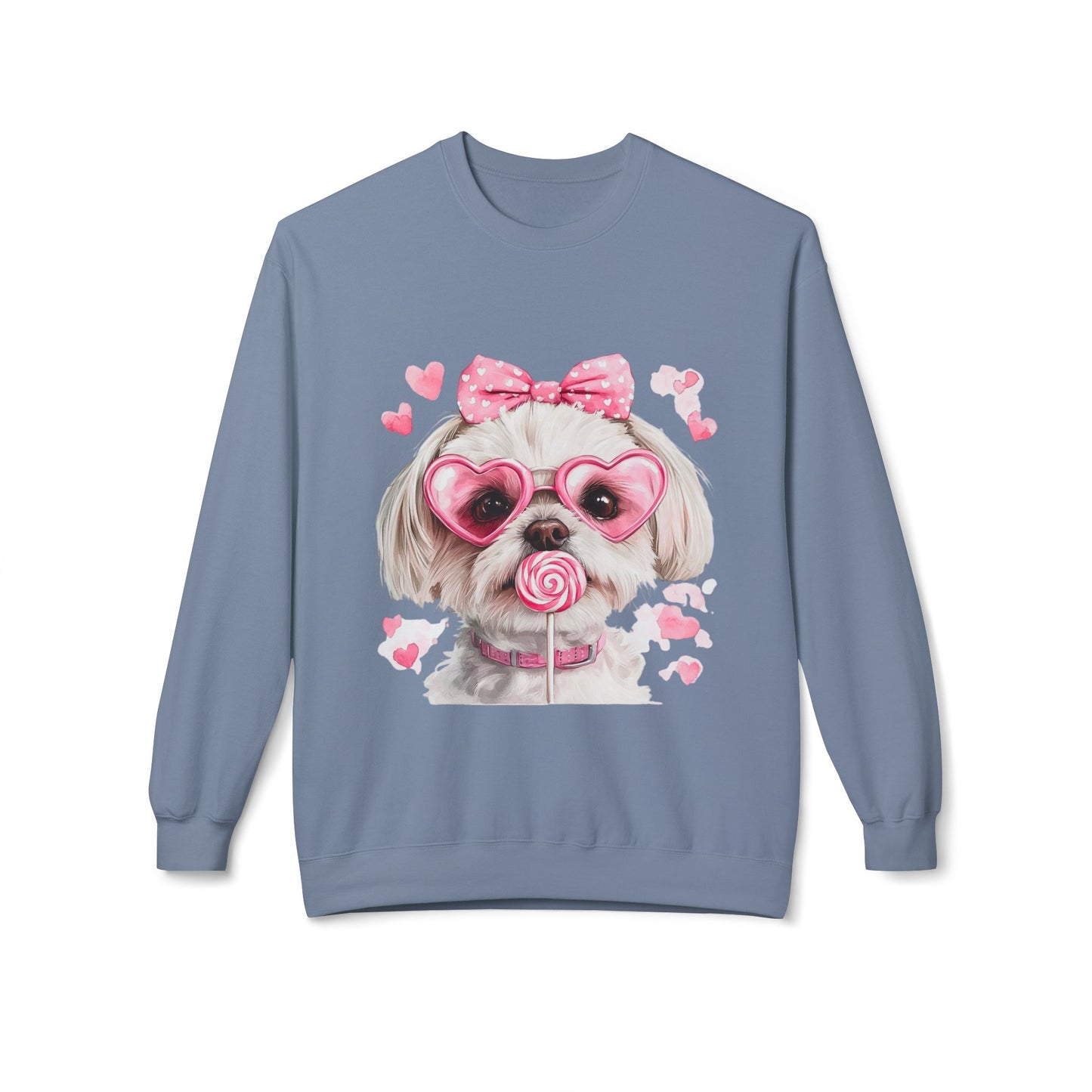 Valentines Unisex Midweight Softstyle Fleece Crewneck Sweatshirt