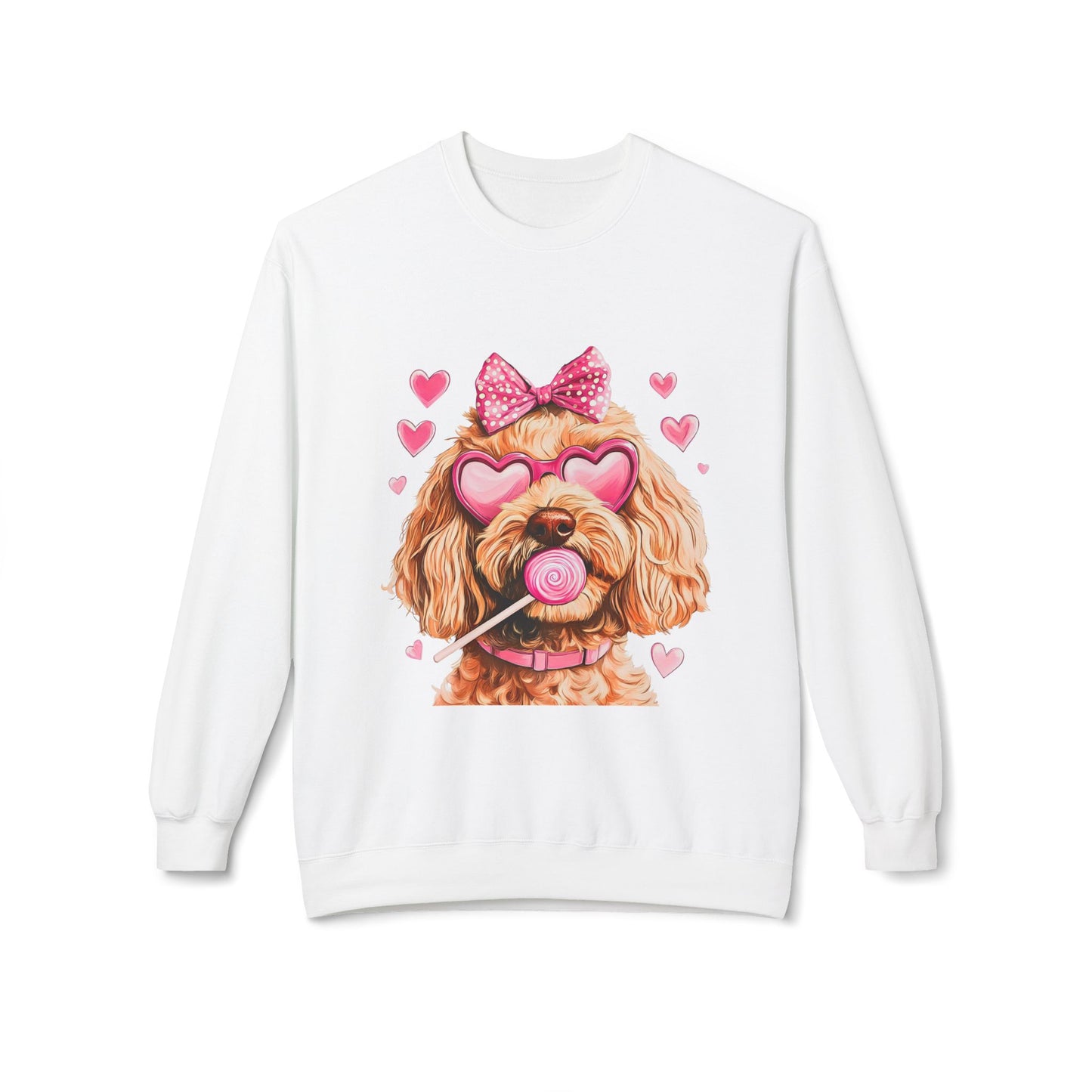Valentines Unisex Midweight Softstyle Fleece Crewneck Sweatshirt