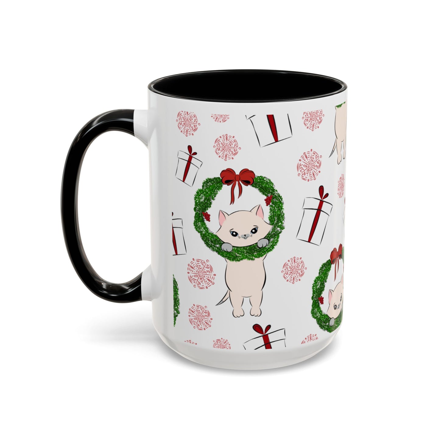 Christmas Accent Coffee Mug (11, 15oz)