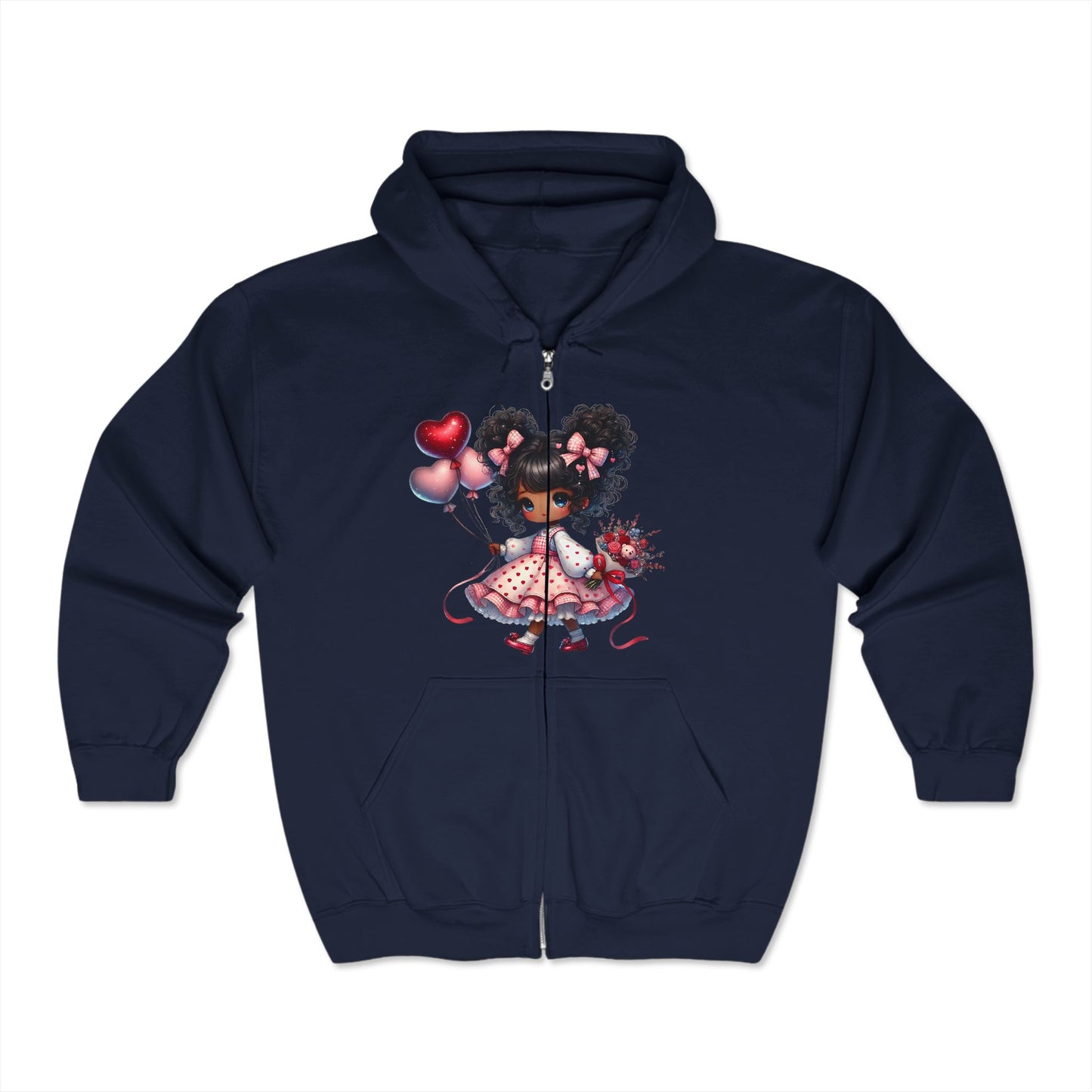 Valentines Unisex Heavy Blend™ Full Zip Hooded Sweatshirt