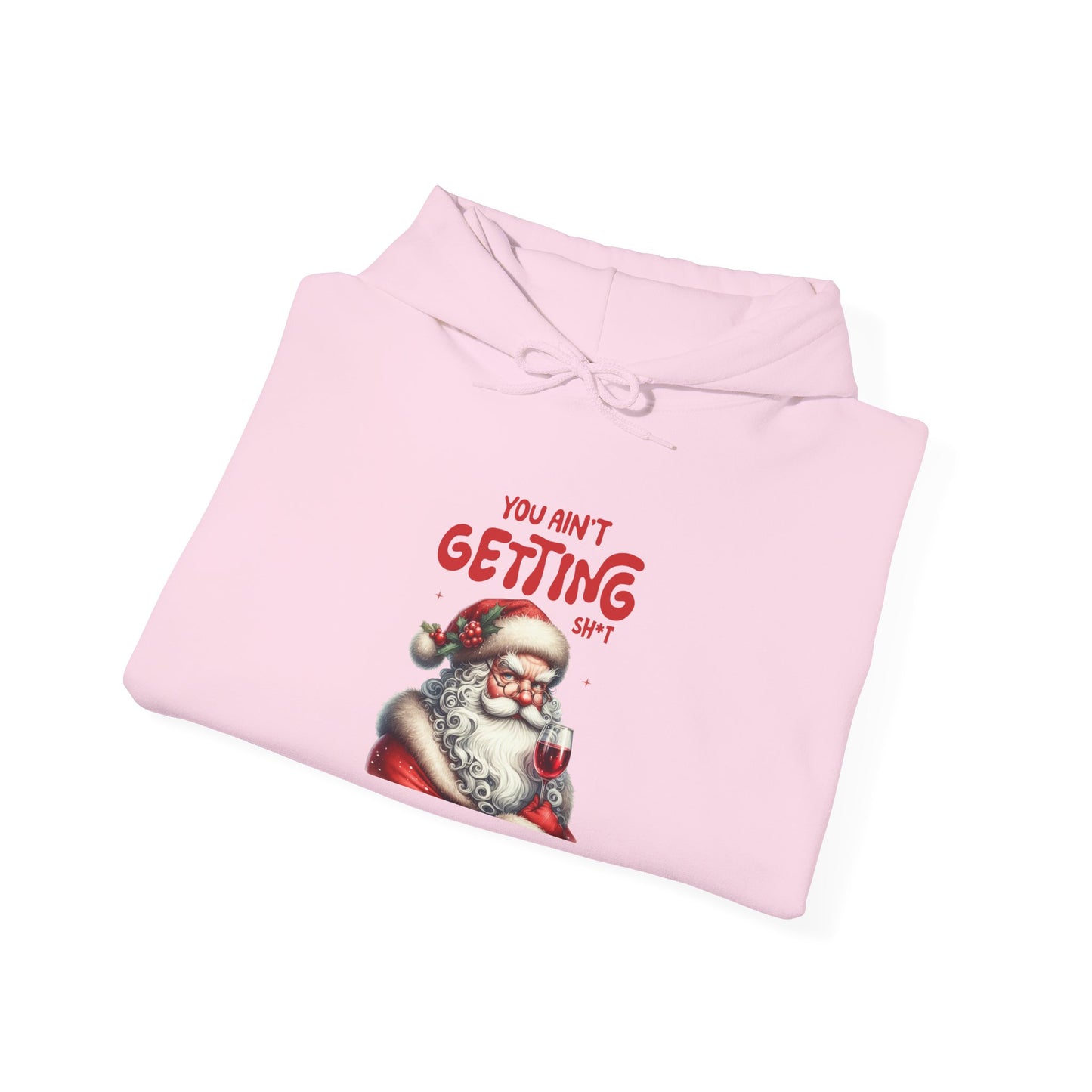 Santa Humor Sweatshirt, Holiday Gift, Funny Christmas Hoodie, Unisex Cozy Apparel, Winter Style, Christmas Apparel