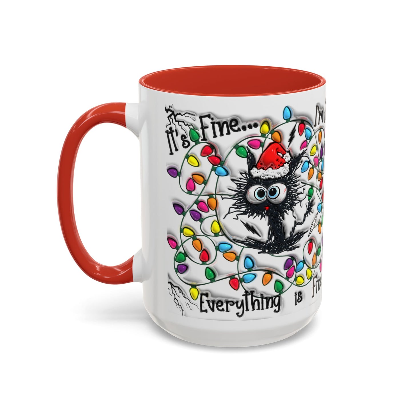Christmas Accent Coffee Mug (11, 15oz)