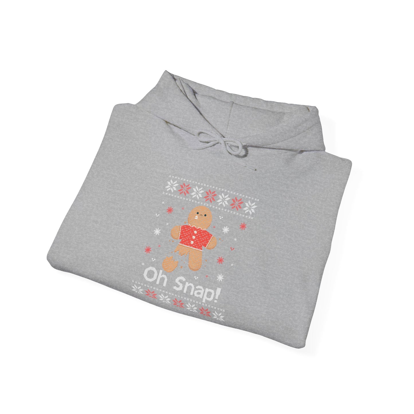 Funny Gingerbread Man Hoodie, Cozy Holiday Hoodie, Christmas Gift, Comfortable Winter Wear, Unisex Seasonal Apparel