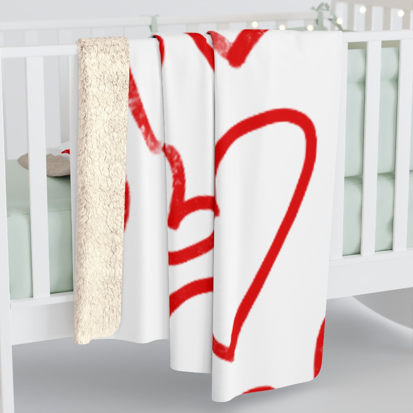 Valentines Sherpa Fleece Blanket