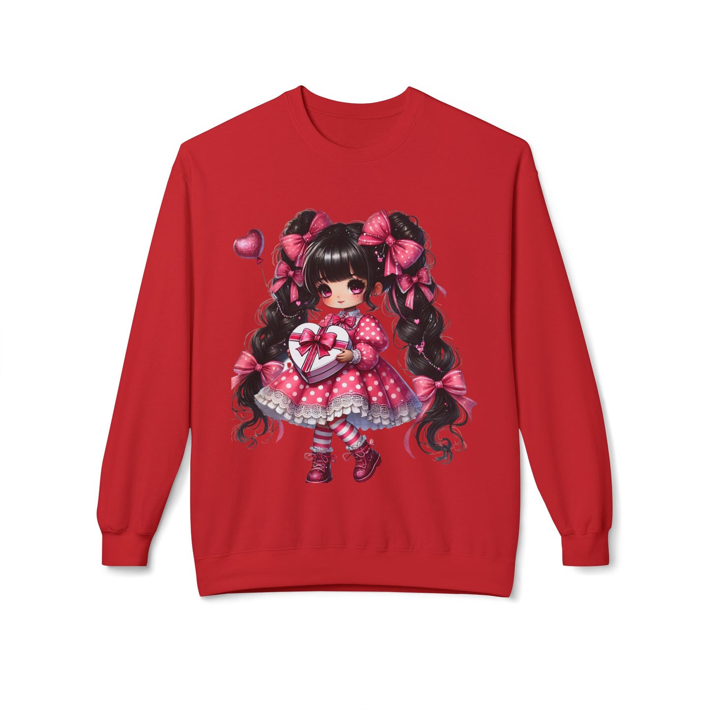 Valentines Unisex Midweight Softstyle Fleece Crewneck Sweatshirt