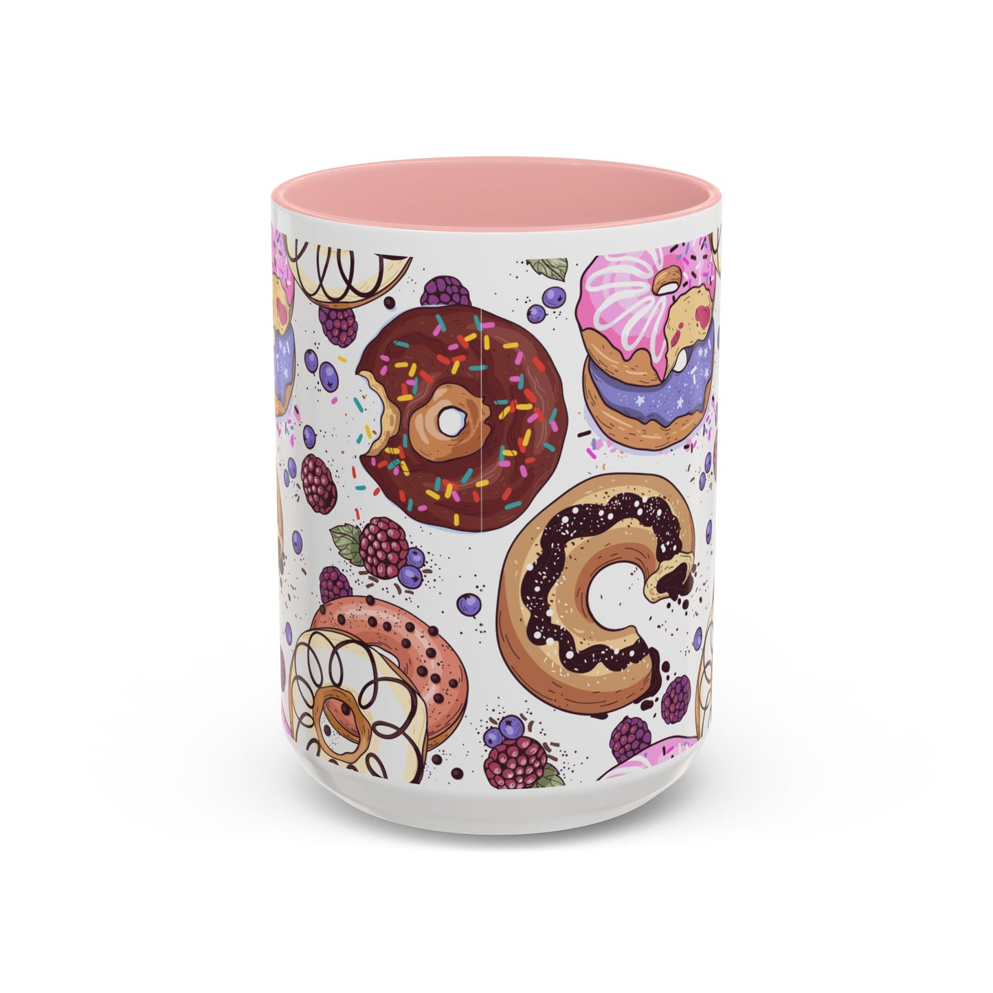 Doughnut Accent Coffee Mug (11, 15oz)