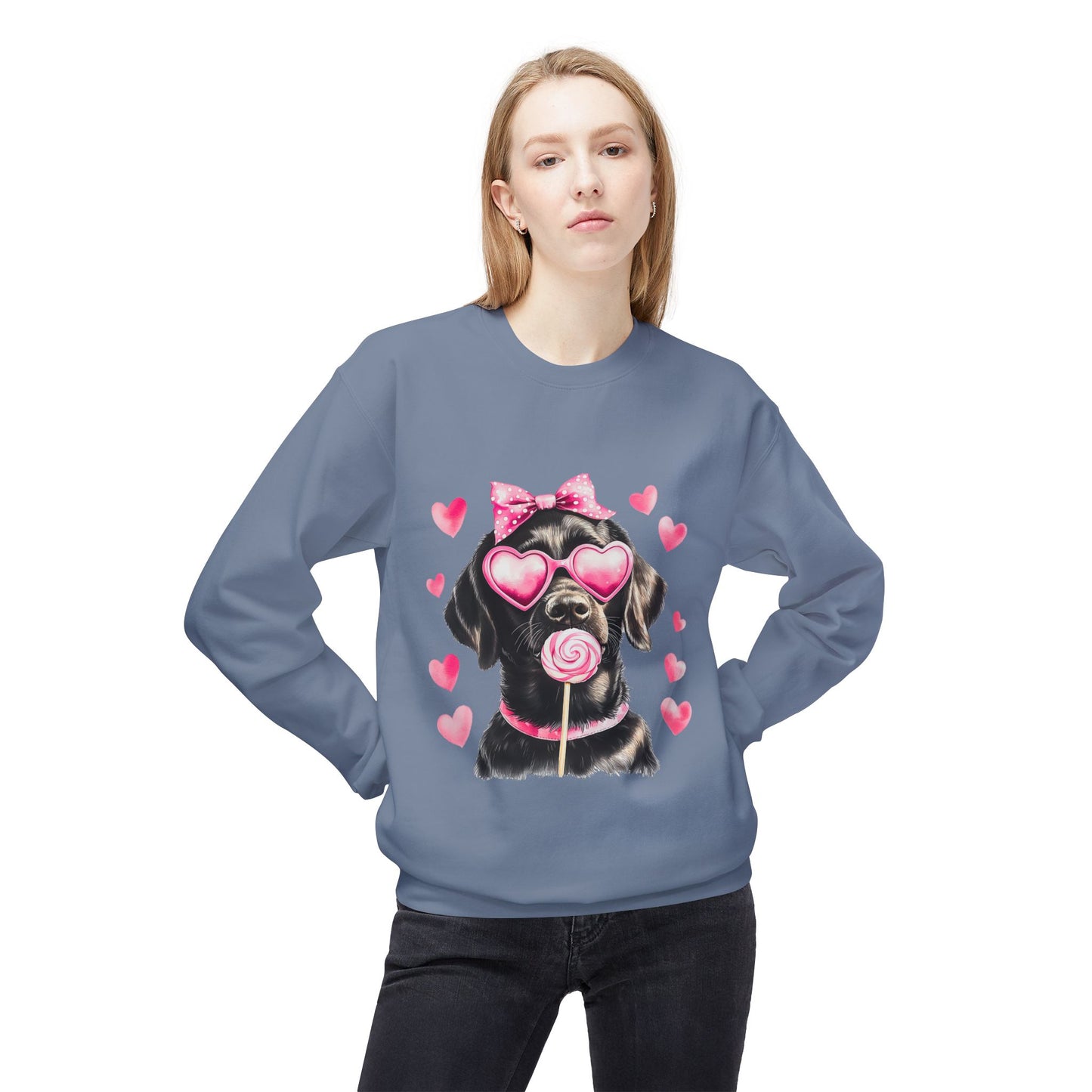 Valentines Unisex Midweight Softstyle Fleece Crewneck Sweatshirt