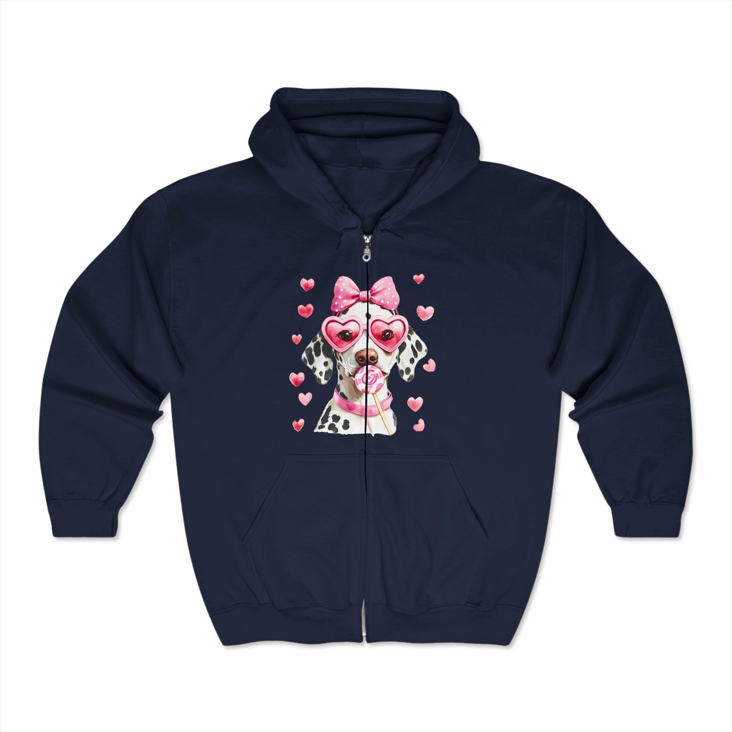 Valentines Unisex Heavy Blend™ Full Zip Hooded Sweatshirt