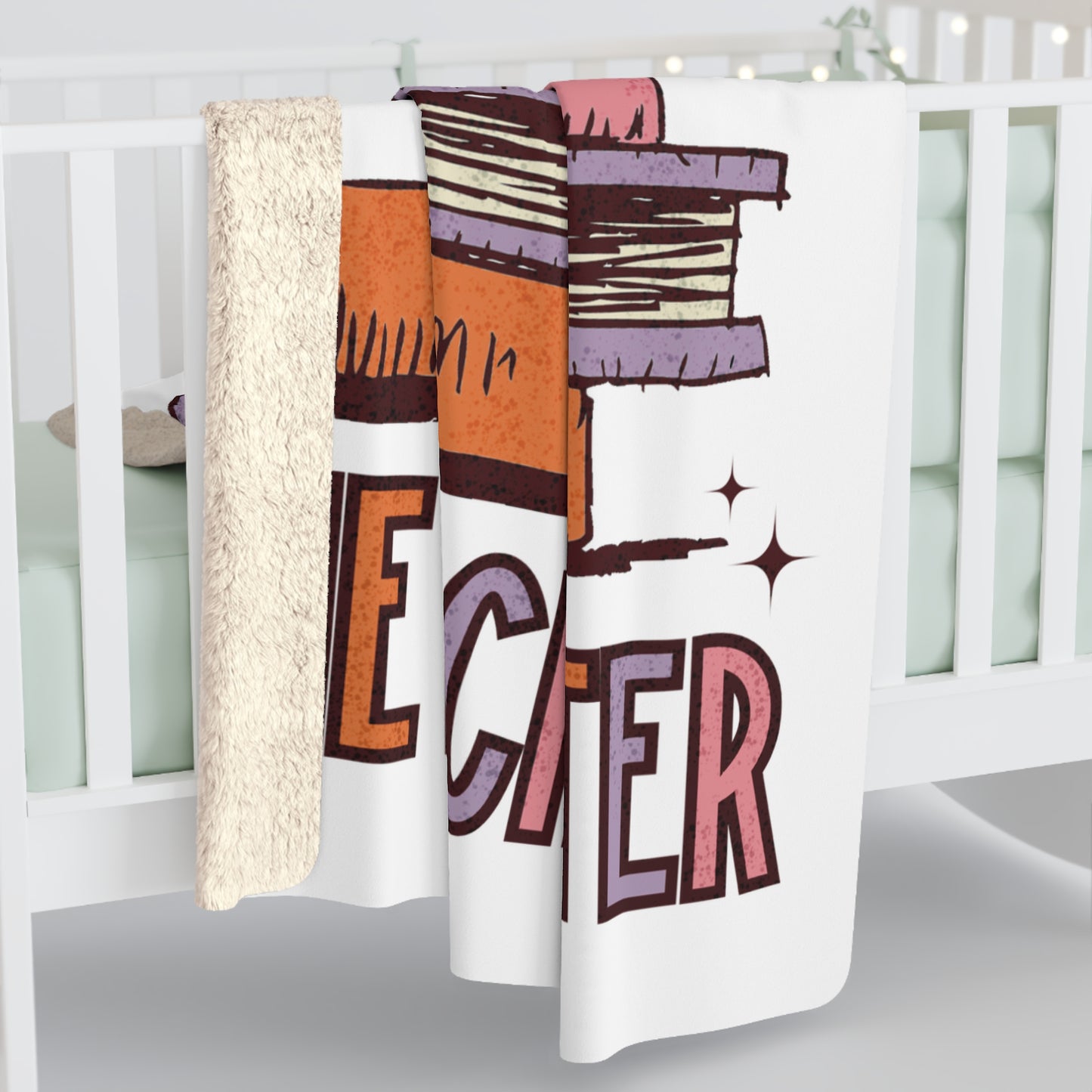 New Year Sherpa Fleece Blanket