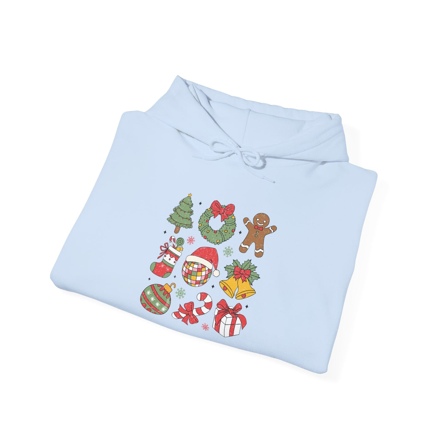 Festive Holiday Hoodie, Cozy Sweatshirt for Christmas, Unisex Holiday Apparel, Winter Gift Idea, Cute Sweatshirt with Holiday Designs